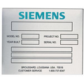 Etched Stainless Steel Commercial Name Plates - Up to 15 Square Inches